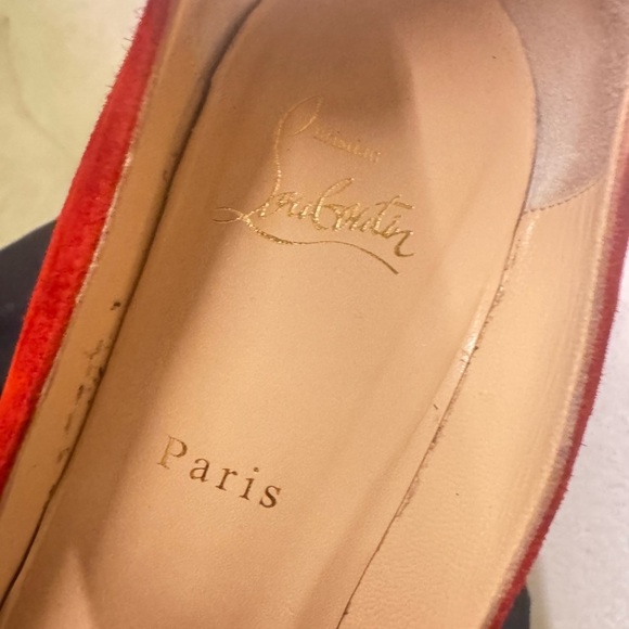 Christian Louboutin Veau Velours Donna Stud Spikes 85 Pumps – Size 39.5 - Picture 11 of 12